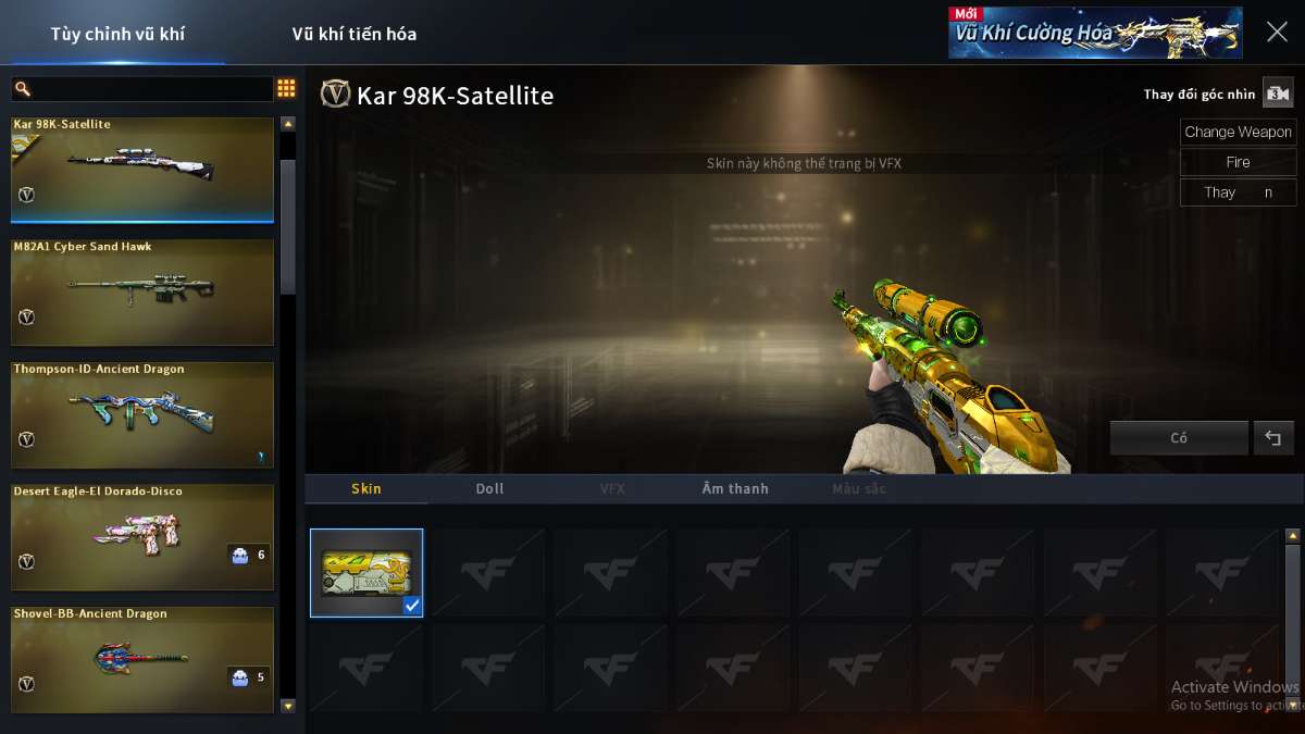 shop acc cf uy tin gia re